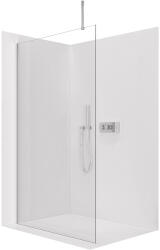 Cerano - Zuhanykabin Onyx Top Cube bal/jobb - 8 mm - négyzet alakú tartó - króm, átlátszó üveg - 110x200 cm