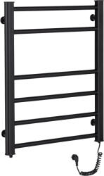 Cerano - Domenico elektromos törölközőszárító - 97 W - matt fekete - 660x550 mm