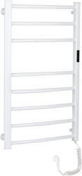 Cerano - Luca elektromos törölközőszárító, kijelzővel - 128 W - fényes fehér - 860x550 mm (LIV-W-EG-8-55)