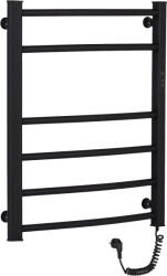 Cerano - Luca elektromos törölközőszárító, kijelzővel - 97 W - matt fekete - 660x550 mm