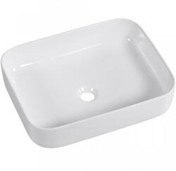 Cerano - Vizo kerámia mosdó - pultra szerelhető - fényes fehér - 50x39 cm