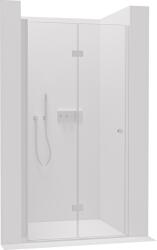 Cerano - Volpe harmonikaajtó bal/jobb - 6 mm - króm, átlátszó üveg - 90x190 cm