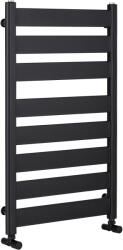 Cerano - Marco fürdőszobai radiátor - oldalsó csatlakozás - 698W - matt fekete - 920x550 mm