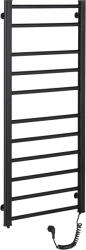 Cerano - Domenico elektromos törölközőszárító - 187 W - matt fekete - 1160x550 mm