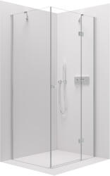 Cerano - Zuhanykabin Marino B/J - 6 mm - króm, átlátszó üveg - 110x100x190 cm - zsanéros
