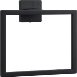 Cerano - Alto fali törölközőtartó - téglalap alakú - matt fekete