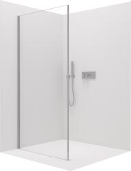 Cerano - Porte oldalfal B/J - 8 mm - króm, átlátszó üveg - 90x195 cm