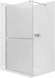 Cerano - Zuhanykabin Onyx Cube bal/jobb - 8 mm + polc/törölközőtartó - négyzet alakú tartó - króm, matt üveg - 130x200 cm