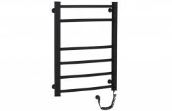 Cerano - Elektromos törölközőszárító Luca - 97 W - matt fekete - 660x550 mm