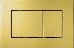 CERANO - WC öblítőgomb Lite/Classic - ABS - szálcsiszolt arany