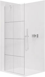 Cerano - Zuhanykabin Onyx YL/P - 8 mm - króm, ipari üveg - 140x200 cm