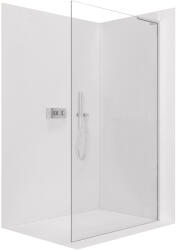 Cerano - Zuhanykabin Onyx B-jobb oldali merevítővel - 10 mm - króm, átlátszó üveg - 150x200 cm