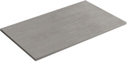 CERANO - Navira Slim mosdólap - betonszürke - 80x1, 8x46 cm (CER-663064)