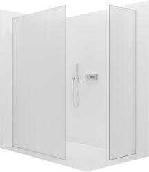 Cerano - Beépíthető zuhanykabin Crystal TL/P - 8 mm - rugóstag nélküli rendszer - króm, matt üveg - 70x60x200 cm