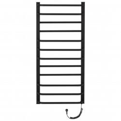 Cerano - Elektromos törölközőszárító Ricardo - 187 W - matt fekete - 1160x550 mm