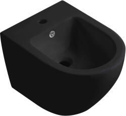 CERANO - Fizo fali bidé - matt fekete - 36x37x49 cm