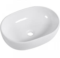 Cerano - Kerámia mosogató Deno - pulton - fényes fehér - 48x35 cm