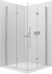 Cerano - Volpe Duo B/J zuhanykabin - 6 mm - króm, átlátszó üveg - 60x60x190 cm - összecsukható