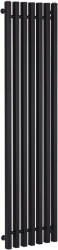 Cerano - Francesco fürdőszobai radiátor - oldalsó csatlakozás - 872W - matt fekete - 1500x390 mm