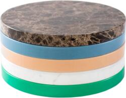 Serax Suporturi pentru pahare Circles I, 21 cm, culori reci, 5 buc (V9017040)