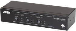 ATEN Switch KVM ATEN Aten VM0202HB 2x2 4K HDMI Matrix Switch with Audio De-Embedder (VM0202HB-AT-G)