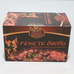 Boszy Boszy fekete ördög feketecseresznyés filteres fekete teakeverék 20x2g 40 g - delfinbuvar