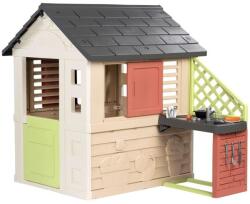 Smoby Casuta pentru copii Smoby Life Nature cu bucatarie (S7600810739) - ookee Casuta pentru copii