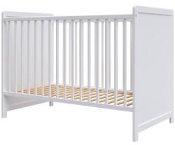  Patut copii din lemn Hubners Paula 120x60 alb (PHPAU12AL)