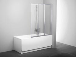 RAVAK VS3 115 kádparaván szatén+transparent (795S0U00Z1) - csempekert