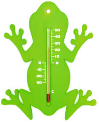  Hőmérő kültéri, műanyag béka forma (6080098)