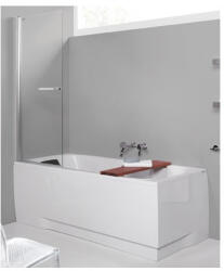  Sanglass KW/PR III-75 nyílóajtós kádparaván egyenes kádhoz-ezüst (SKU-3783)