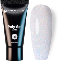 Diamond Nails DN PolyGel Akrilzselé (30ml) 18 - White Unicorn