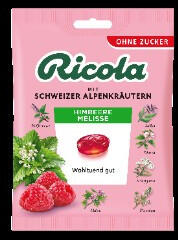 Ricola Málna-citromfű cukorka 75 g