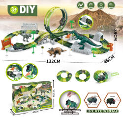 Mamido Dinosaur World versenypálya 168 db (MT1346)