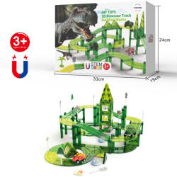 Mamido Dinoszaurusz mágneses versenypálya 164 db (MT1497)