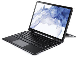 Dux Ducis tok DK összecsukható vezeték nélküli billentyűzettel SAMSUNG Tab S8 (X700/X706)/S7 (T870/T875/T876B), fekete