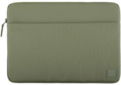 Uniq Vienna Case laptop táska 14" laurel green Waterproof RPET, zöld