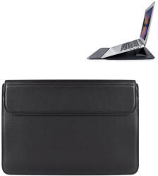 DEVIA MacBook bracket bag Ultra-Thin 13, 3'' waterproof PU leather táska, fekete