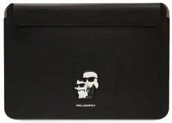 KARL LAGERFELD bag laptop 16" KLCS16SAKCPMK Saffiano Karl&Choupette laptop táska, fekete
