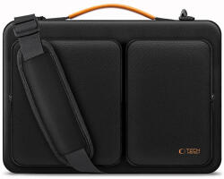 Tech-Protect Defender Bag 13"-14" Laptop táska, fekete-narancs