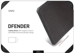Uniq Dfender laptop táska 16" laptop táska, fekete