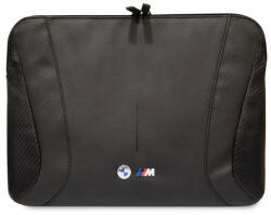 BMW Carbon&Perforated sleeve a 14" laptop táska, fekete