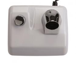 VAMA ARIEL-BP Acél hajszárító fúvókás, fehér, vandál- és lopásbiztos, 243x278x213 mm ipari és szállodai kivitel