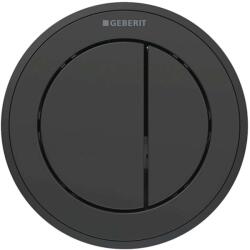 Geberit Öblítő rendszerek - 10-es típusú távvezérlő, pneumatikus, 2 öblítési mennyiséghez, fekete színben 116.057. DW. 1 (116.057.DW.1)