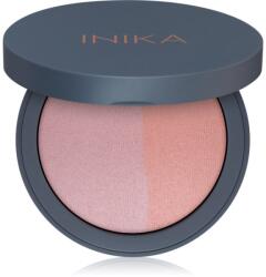 INIKA Organic Blush Duo duo arcpirosító árnyalat Pink Tickle 6, 5 g