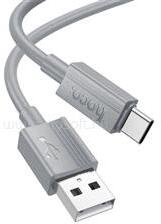 hoco. X107 adatkábel USB - Type-C, 100cm, VILÁGOSSZÜRKE (HOCO_X107_USB_TYPE-C_G) (HOCO_X107_USB_TYPE-C_G)