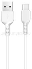 hoco. X20 adatkábel USB - Type-C, 200cm, FEHÉR (HOCO_X20_TYPE-C_2M_W) (HOCO_X20_TYPE-C_2M_W)