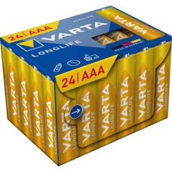 VARTA Elem, AAA mikro, 24 db, műanyagmentes, VARTA Longlife (VELEAAA24R) (VELEAAA24R)