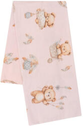 New Baby Flanel pelenka nyomtatott mintával New Baby teddy bear pink