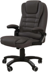 Homcom masszázsszék Fekete 62x68x121 cm